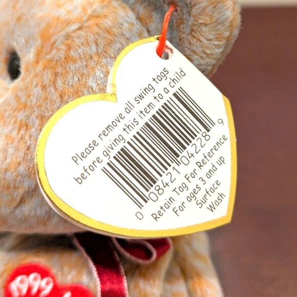 Ty 1999 Signature Bear Beanie Baby - Picture 9 of 11